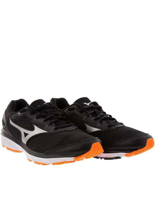Mizuno - Tênis Mizuno Miz Brave 4 Esportivo Masculino Preto Preto