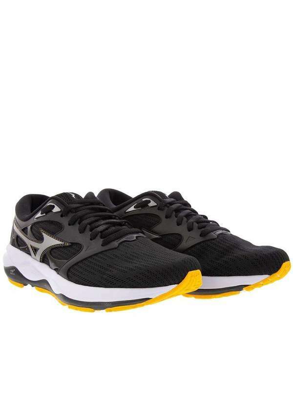 Mizuno - Tênis Mizuno Wave Falcon 3 Esportivo Masculino Preto Preto
