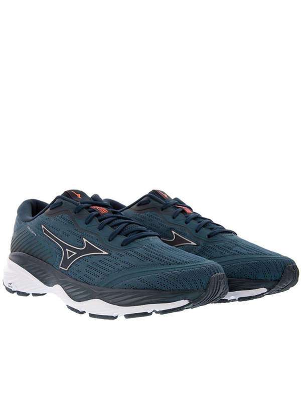 Asics - Tênis Mizuno Wave Falcon 4 Esportivo Masculino Azul Marinho