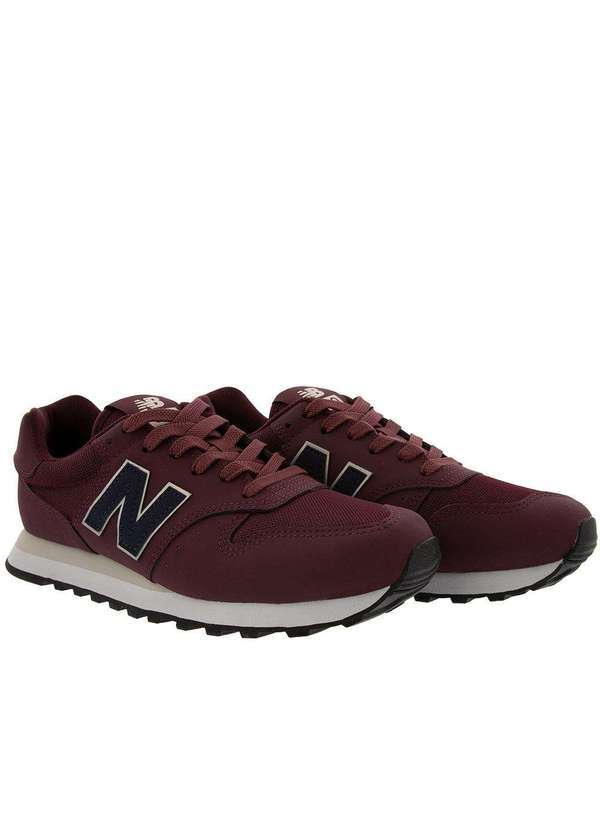 New Balance Tênis New Balance Gm500ve1 Masculino Recortes Bordo Vinho