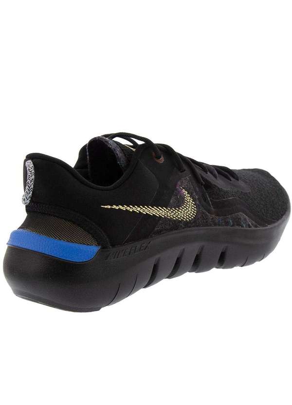 Nike - Tênis Nike Flex Run 2021 Esportivo Masculino Preto Preto 3