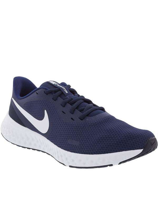 Nike - Tênis Nike Revolution 5 Esportivo Masculino Marinho Azul