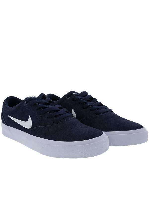 Nike - Tênis Nike Sb Charge Suede Camurça Marinho Azul