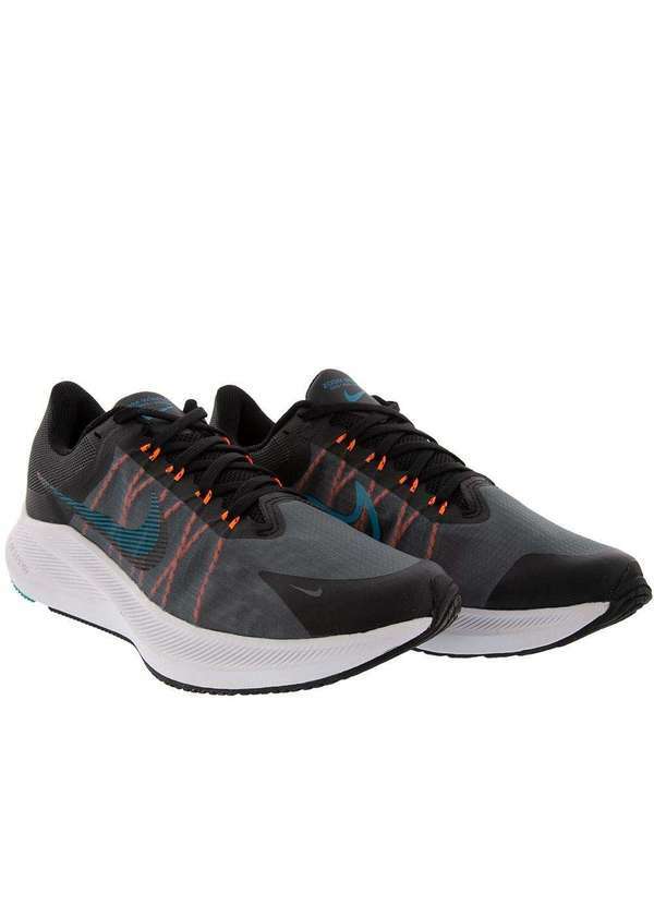 Nike - Tênis Nike Zoom Winflo 8 Esportivo Masculino Preto Preto