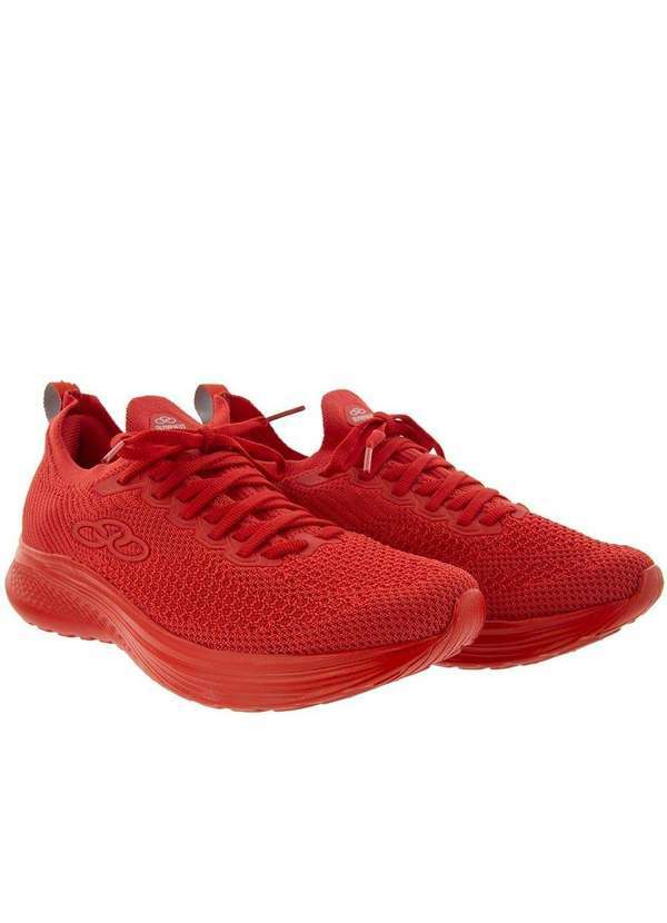 Olympikus - Tênis Olympikus 235g Ultraleve Esportivo Masculino Vermelho Vermelho