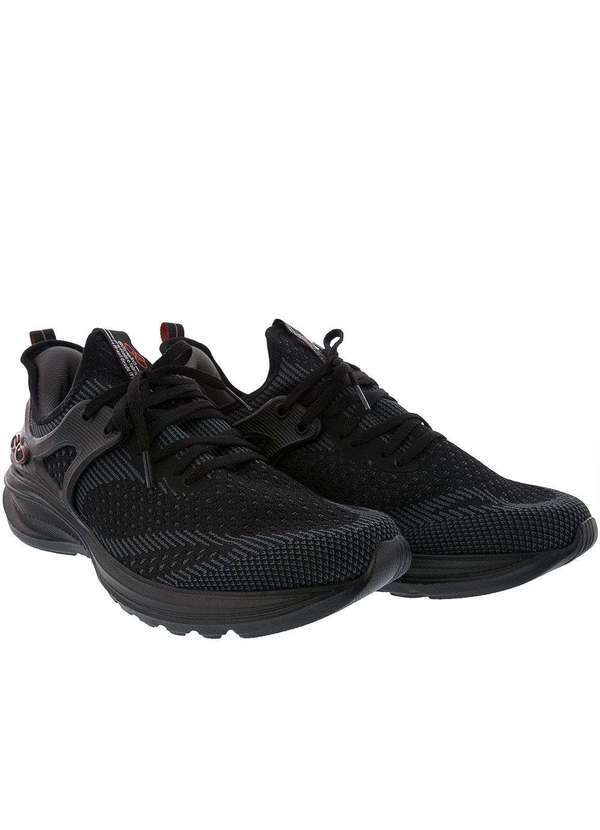 Olympikus - Tênis Olympikus Asas Esportivo Masculino Preto Preto
