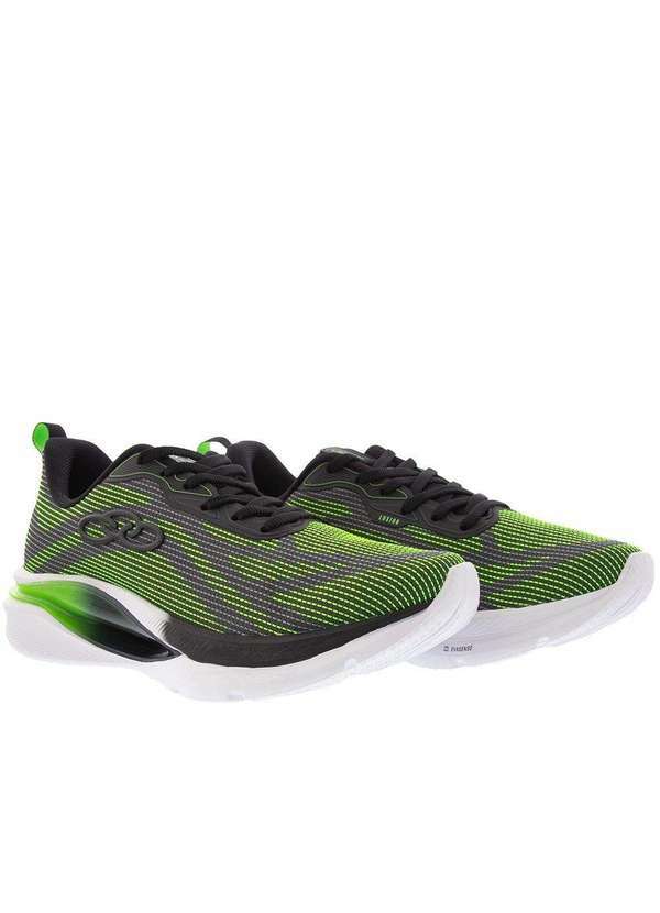 Olympikus - Tênis Olympikus Lusion Esportivo Masculino Verde Preto