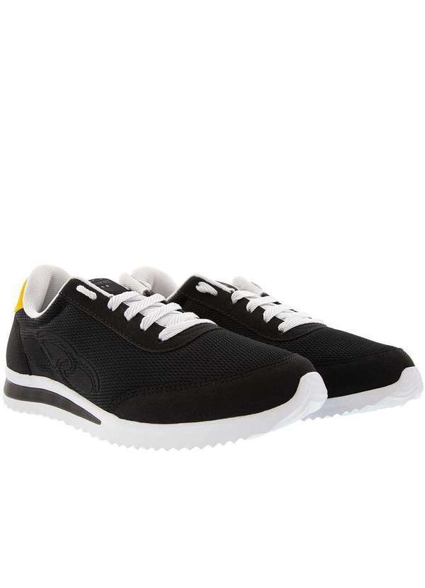 Olympikus - Tênis Olympikus Poseidon Casual Masculino Tecido Preto Preto