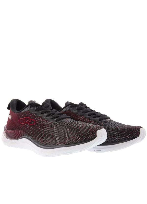 Olympikus - Tênis Olympikus Rushy Esportivo Masculino Vermelho Preto