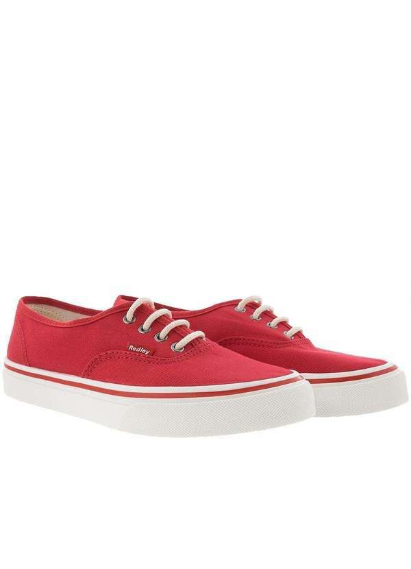 Redley - Tênis Redley Originals Casual Masculino Tecido Vermelho Vermelho