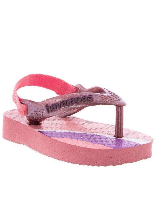 Havaianas - Chinelo Infantil Havaianas Baby Palette Glow Roxo Rosa