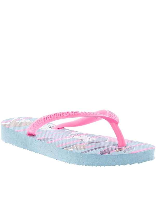 Havaianas - Chinelo Infantil Havaianas Slim Pets Rosa Bege 2