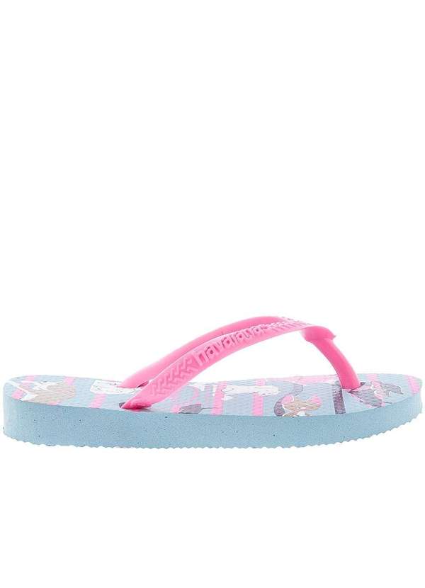 Havaianas - Chinelo Infantil Havaianas Slim Pets Rosa Bege 3