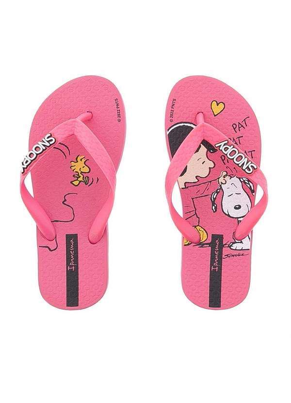 Ipanema - Chinelo Infantil Ipanema Snoopy Rosa Rosa