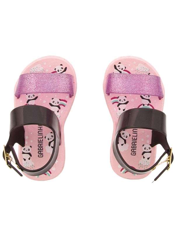 Gabrielinha - Papete Gabrielinha Panda Glitter Rosa Preto 4