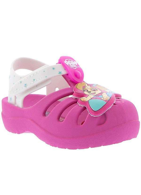 Grendene Kids - Sandália Aranha Infantil Patrulha Canina Space Pink Rosa