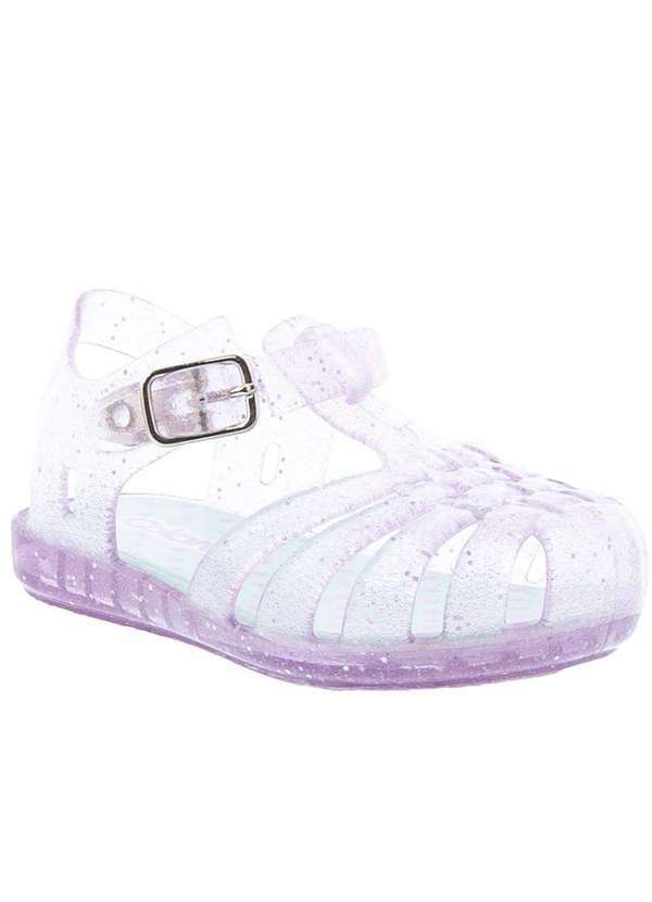 Pimpolho - Sandália Aranha Infantil Pimpolho Colorê Tiras Glitter Lilás Roxo