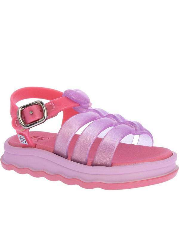 Zaxy - Sandália Infantil Zaxy Nina Baby Power Flatform Contato Color Rosa