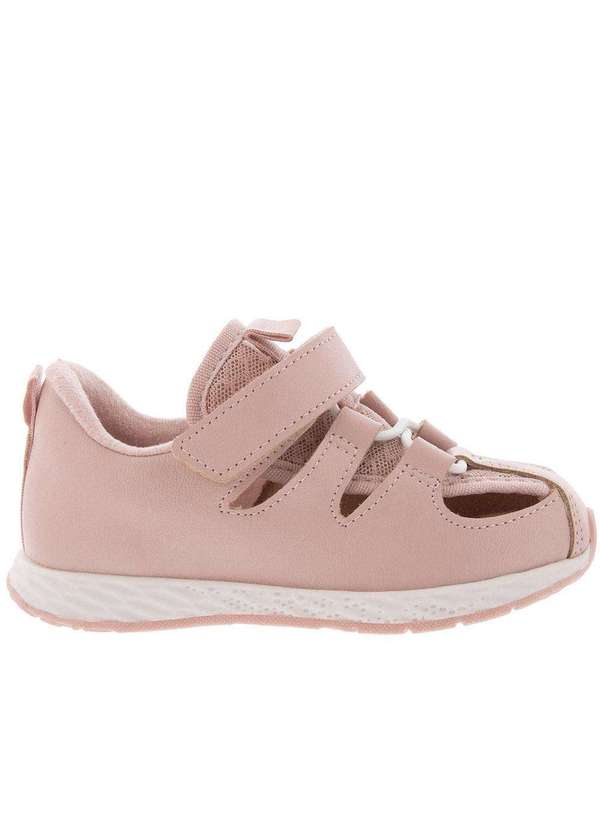 Molekinha - Tênis Boneca Infantil Molekinha Fresh Tech Casual Vazados Rosa Rosa 2