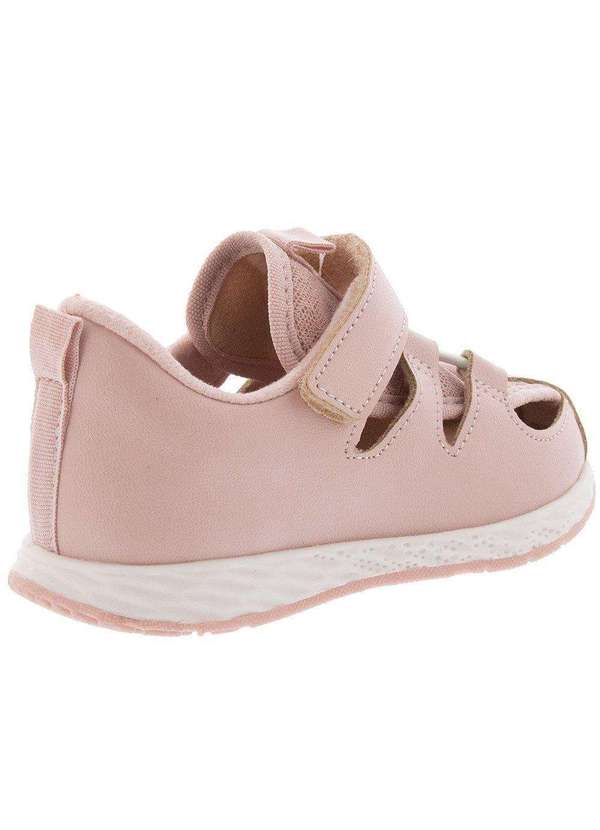 Molekinha - Tênis Boneca Infantil Molekinha Fresh Tech Casual Vazados Rosa Rosa 3