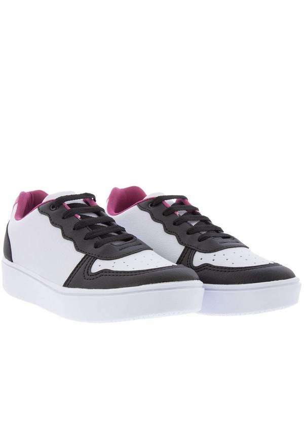 Gabrielinha - Tênis Infantil Gabrielinha Casual Detalhe Recortes Branco Branco