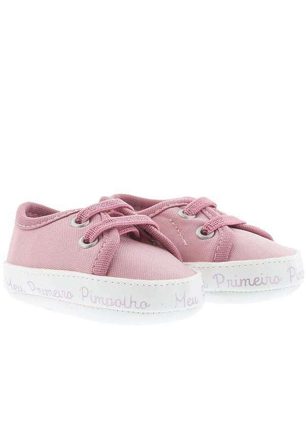 Pimpolho - Tênis Pimpolho Meu Primeiro Pimpolho Tecido Rosa Rosa