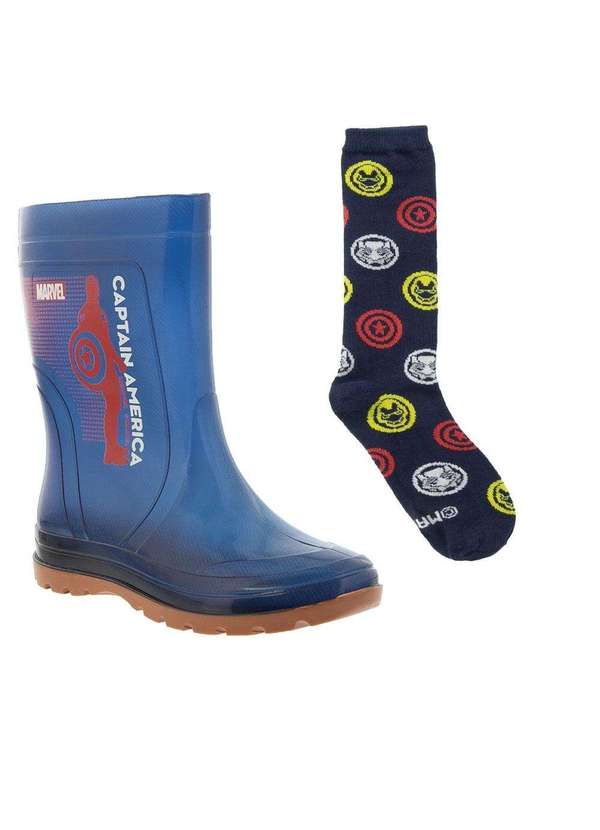 Infantil Masculina Galocha Infantil Grendene Avengers Botas
