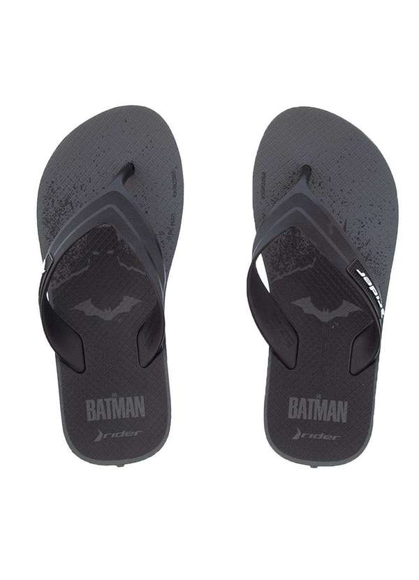 Rider - Chinelo Infantil Rider Dc Heroes Batman Preto Cinza