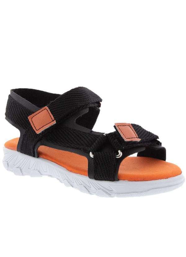 Vertus - Papete Infantil Vertus Detalhe Tiras Tecido Preto Preto