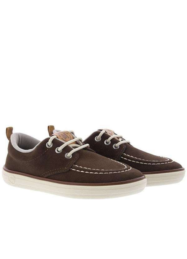 Molekinho - Dockside Infantil Molekinho Casual Camurça Marrom Marrom