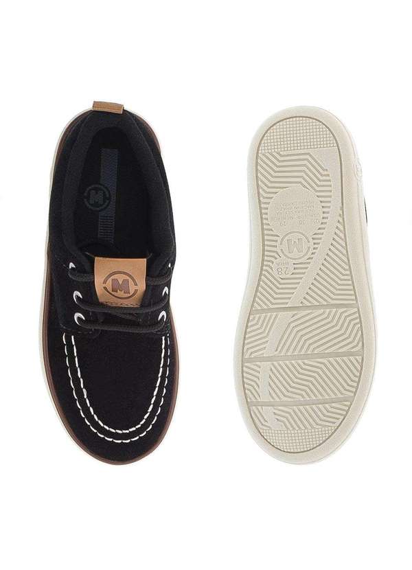 Molekinho - Dockside Infantil Molekinho Casual Camurça Preto Preto 4