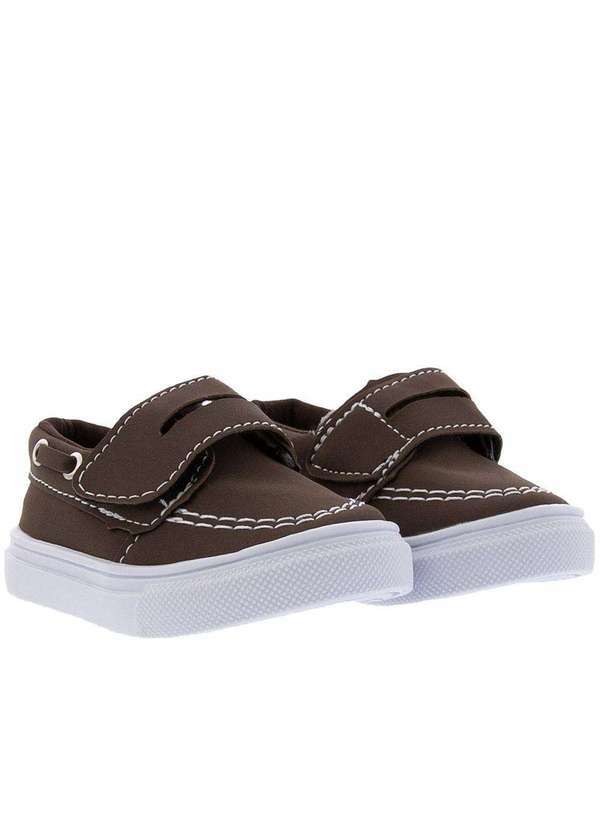 Vertus - Dockside Infantil Vertus Pespontos Marrom Marrom