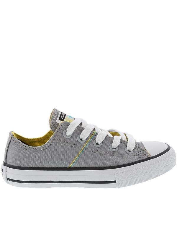 Tênis Infantil Converse All Star Chuck Taylor Tecido Cinza Cinza