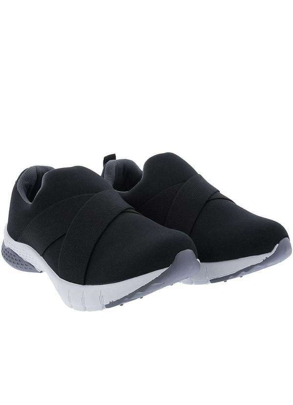 Cross Road Kids - Tênis Infantil Cross Road Knit com Elástico Preto Preto