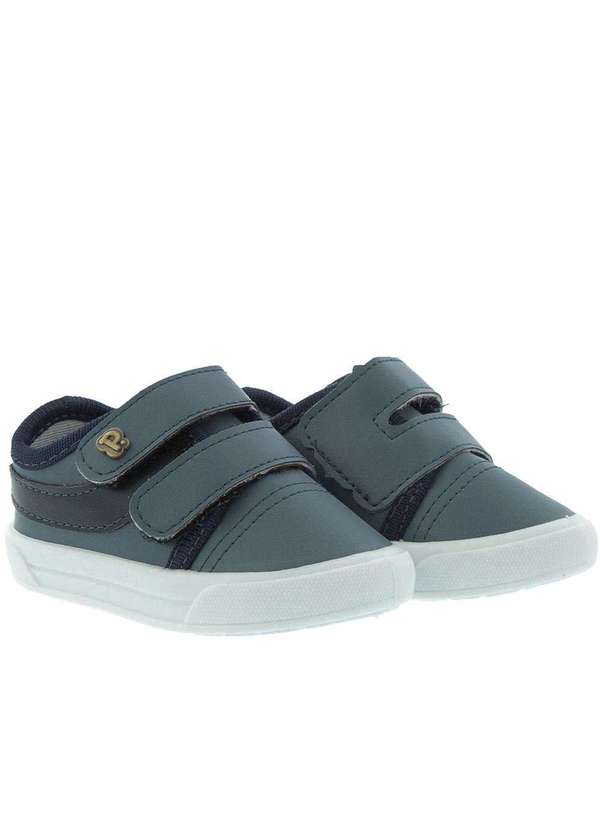 Tênis Infantil Infantil Pimpolho Casual Detalhe Pespontos Azul