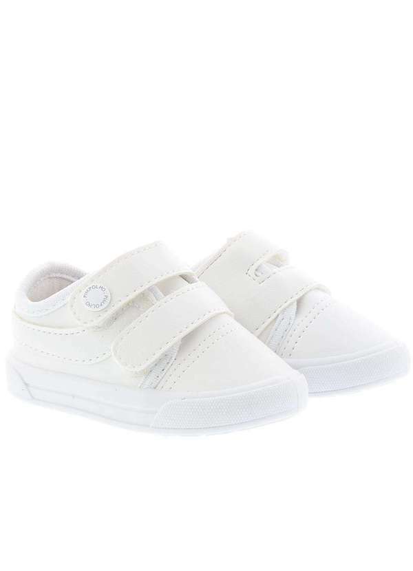 Pimpolho - Tênis Infantil Infantil Pimpolho Casual Detalhe Pespontos Branco Branco