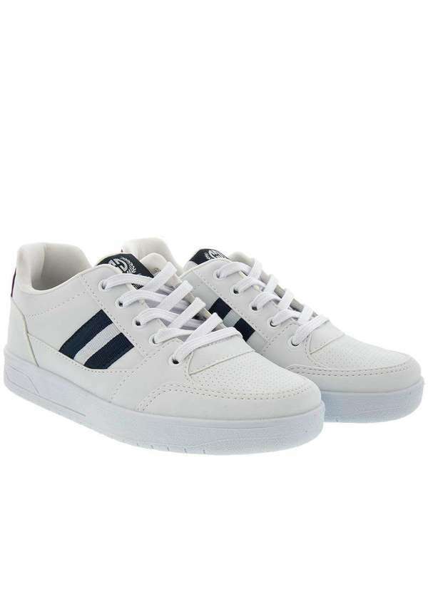 Ollie Originals - Tênis Infantil Ollie Originals Bally Listras Branco Branco