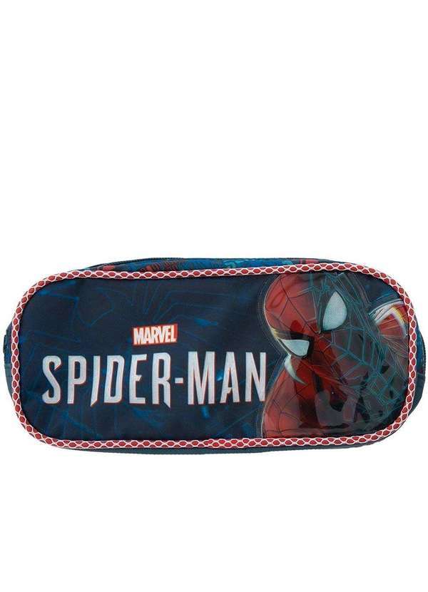 Xeryus - Estojo Escolar Infantil Xeryus Homem Aranha Marinho Colorido