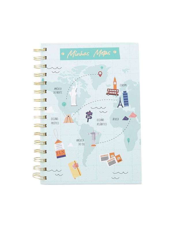 Stz - Planner Stz Sucesso Minhas Metas Verde Colorido