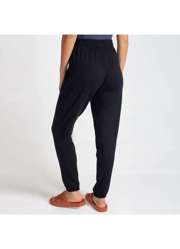 Basicamente - Calça Pijama Feminina Preto 4