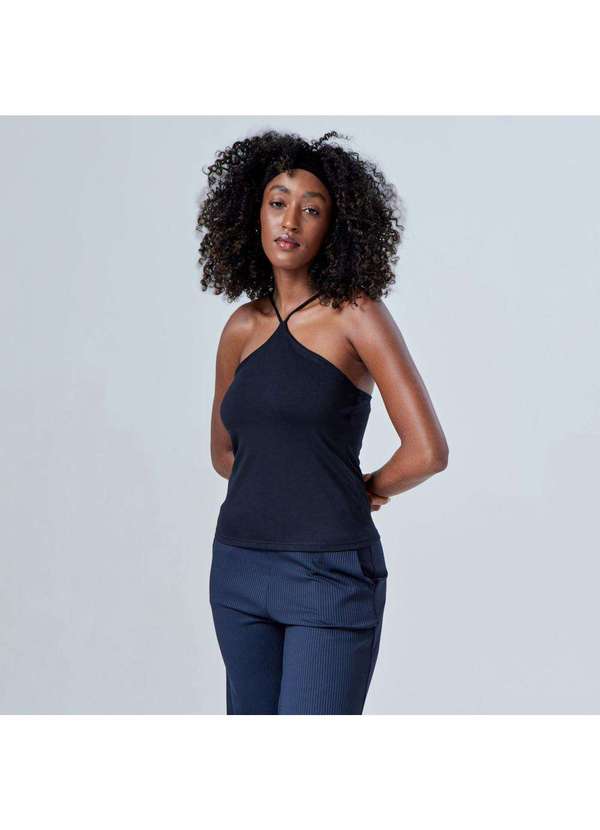 Basicamente - Blusa Triangle Anti Odor Feminina Preto