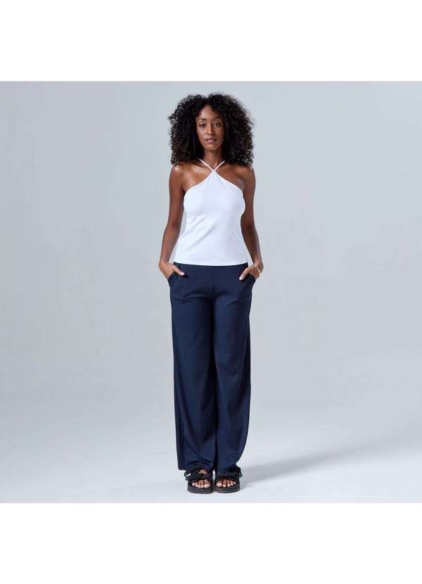 Basicamente - Blusa Triangle Anti Odor Feminina Branco 3