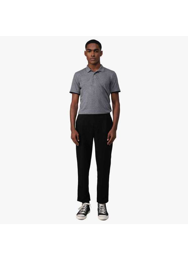 Basicamente - Calça de Moletom Chino Impermeável Tech Preto