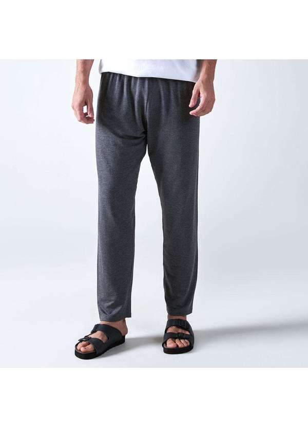 Basicamente - Calça Confort Masculina Mescla Escuro 3