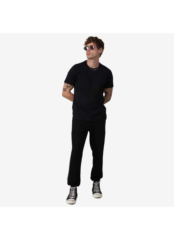 Basicamente - Kit 5 Camisetas Masculinas Impermeável Tech Preto 2