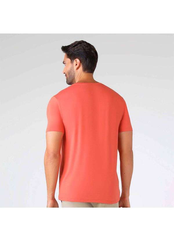 Basicamente - Camiseta Masculina Modal Premium Tech Marrom Telha 2