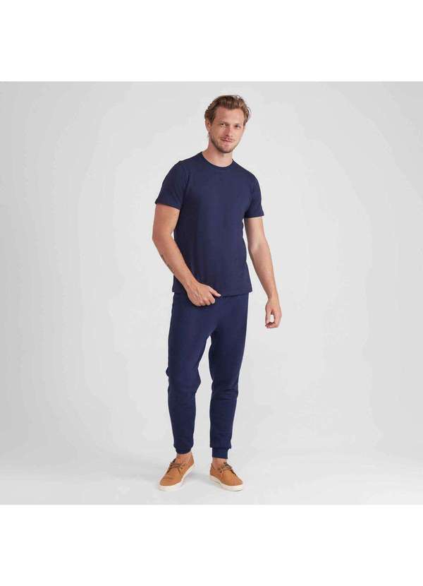 Basicamente - Camiseta Masculina Impermeável Tech Azul Marinho 2