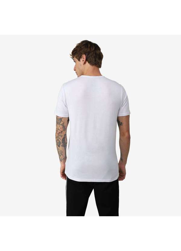 Basicamente - Camiseta Masculina Modal Tech Branco 2