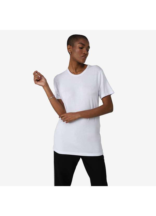 Basicamente - Camiseta Masculina Modal Tech Branco 3