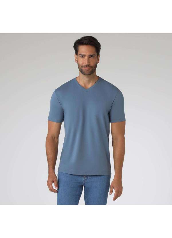 Basicamente - Camiseta Masculina Modal Tech Grafite